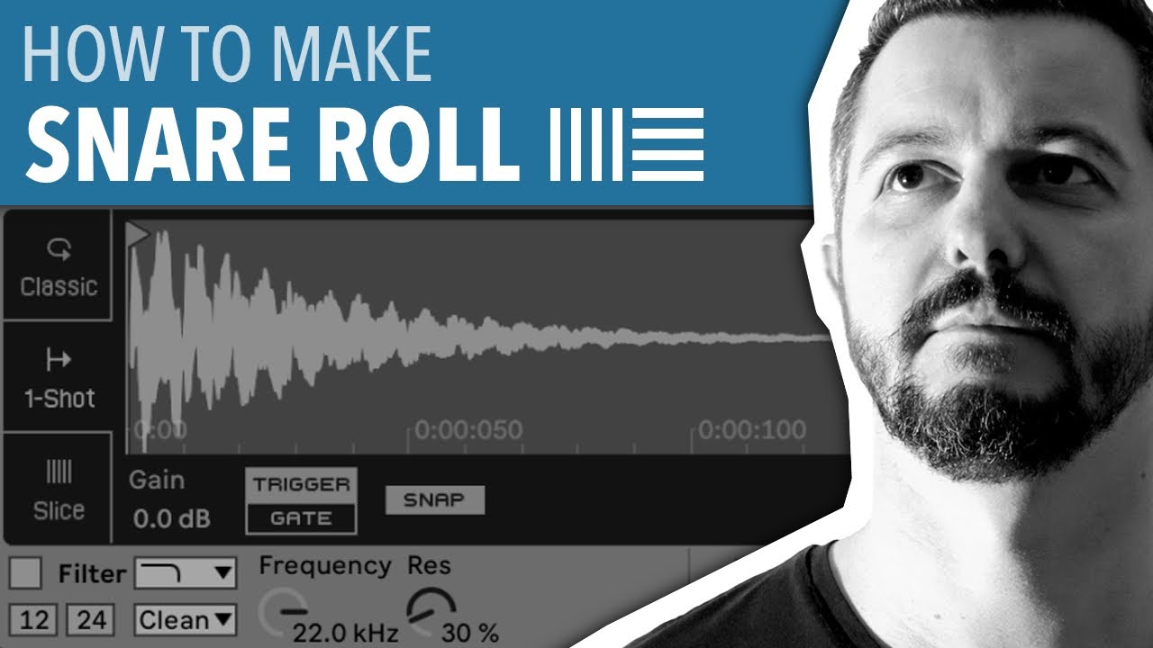 HOW TO MAKE SNARE ROLL BUILD-UP | ABLETON LIVE
