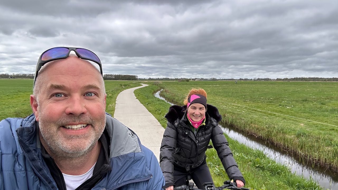 Urlaub in den Niederlanden (Friesland, Leeuwarden): Fahrradtour durch das Naturschutzgebiet