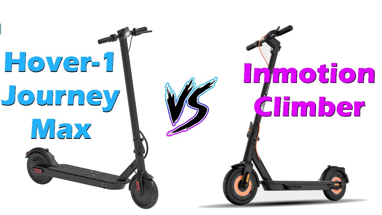 Inmotion Climber Versus Hover-1 Journey Max Electric Scooter Comparison
