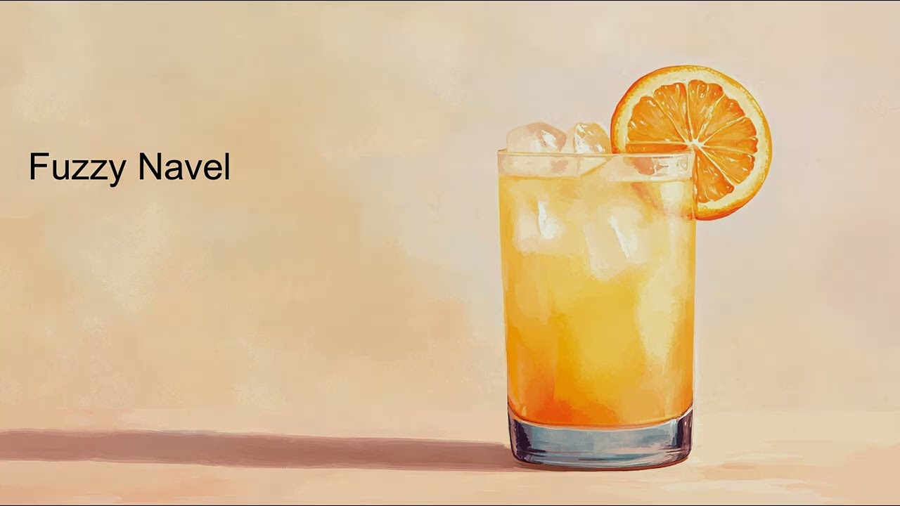 Fuzzy Navel Cocktail