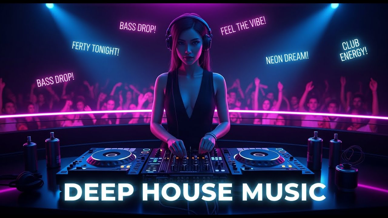 Deep House Music City Nights 🌃 Bass Heavy Beats and Urban Mood