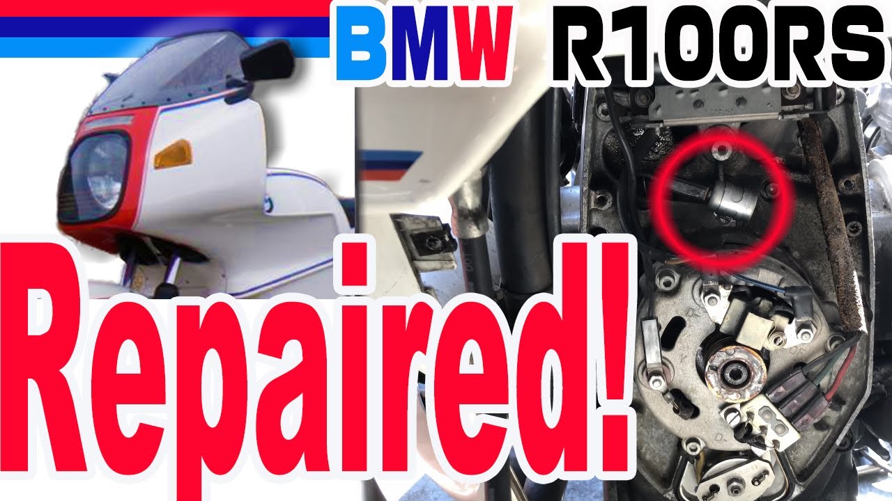 【BMW R100RS】修理費公開! 立ちゴケからの生還！Condenser,Capacitor コンデンサー,スターターリレー