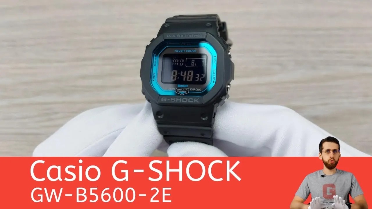Casio GW-B5600-2E / The Black & Turquoise G-SHOCK with Bluetooth & Solar Power