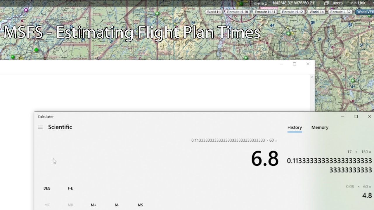 MSFS - Estimating Flight Plan Times