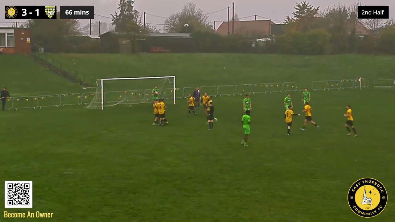 East Thurrock Community Football Club vs  AFC Pegasus - Highlights