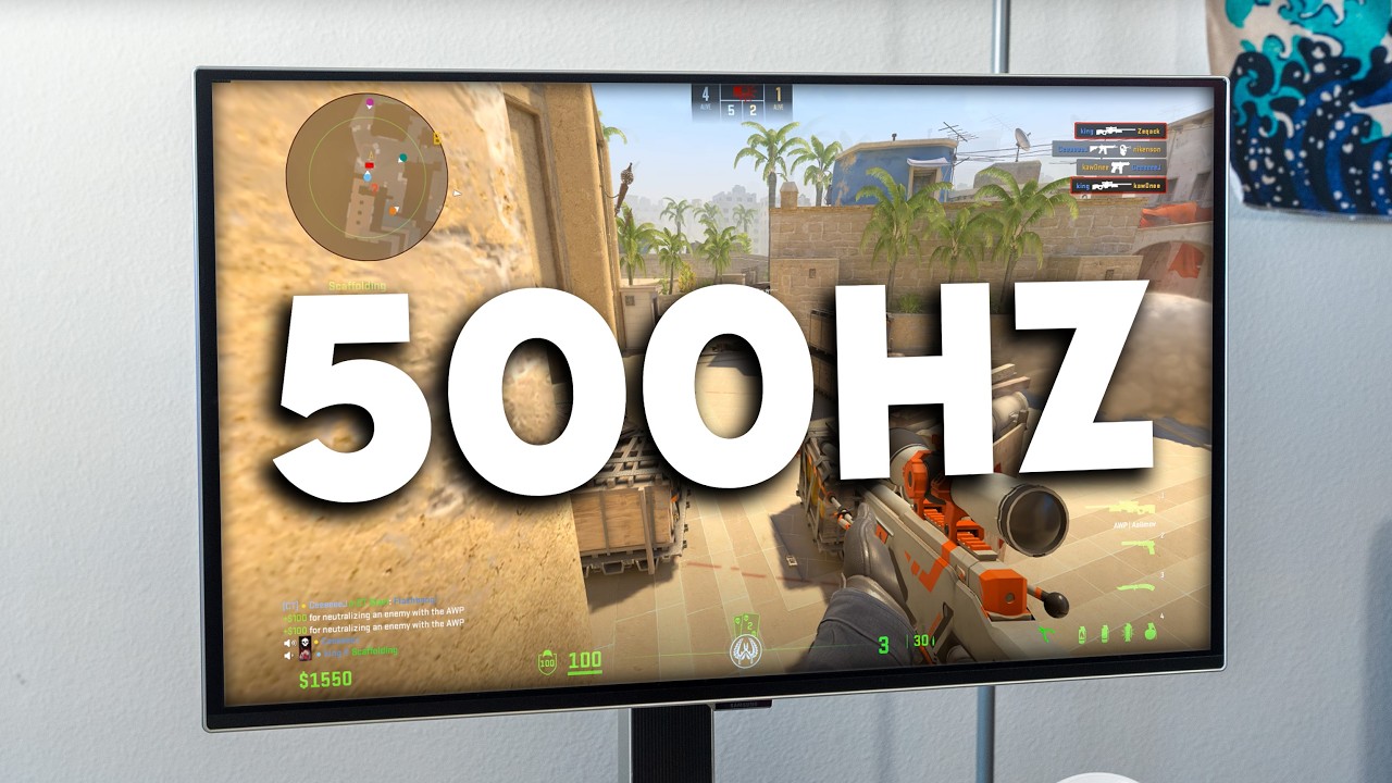 500HZ is insanity (Samsung G60SF)