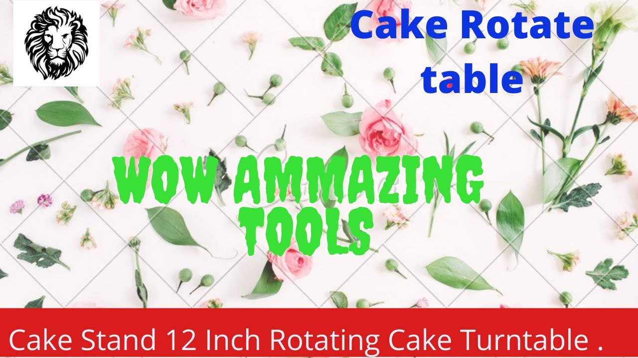 Cake Rotating Turntable - for cake decorate