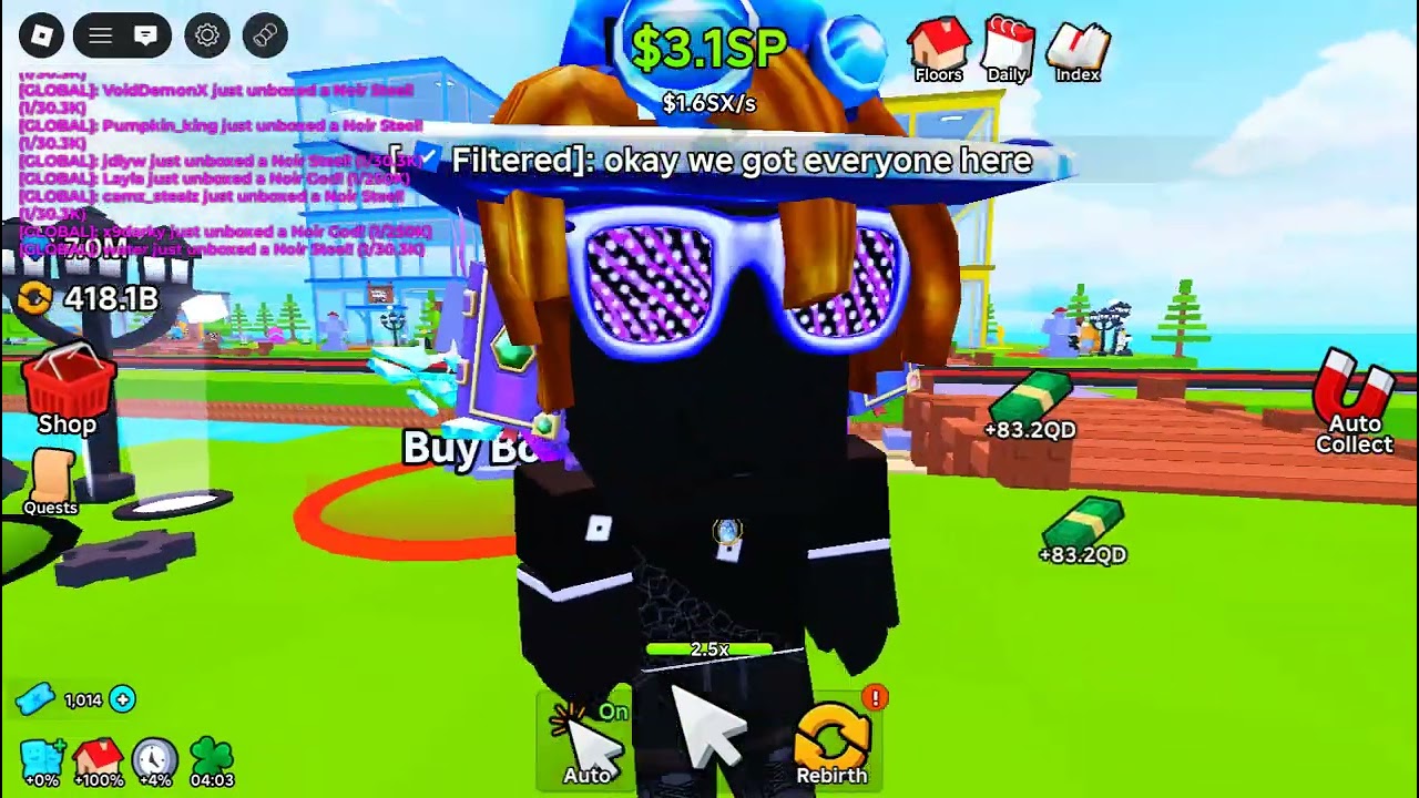 NEW ADMIN ABUSE IN ROBLOX TAP TO GET RICH