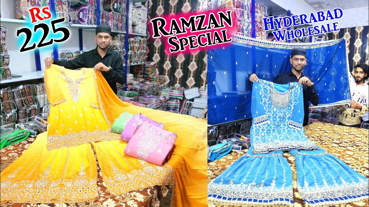 Hyderabad Wholesale Ramzan Special Fancy Offer Price All India Delivery Rs.225 | Al Hasnain Textiles