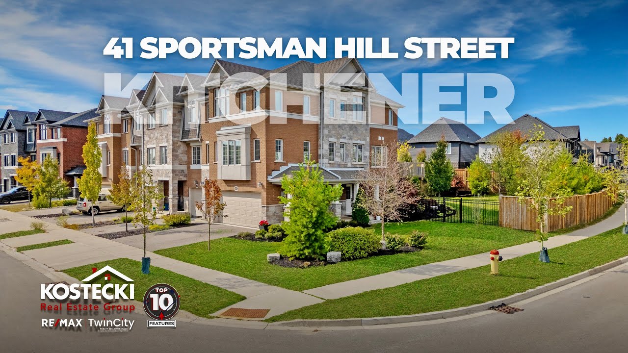 🏡 End-Unit Upgrade – 41 Sportsman Hill Street [HOME TOUR] – Kitchener Real Estate