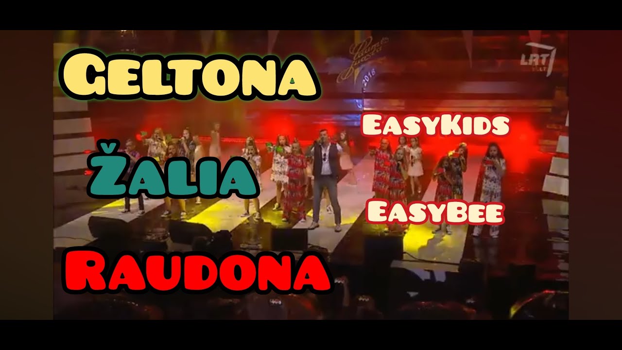 🇱🇹Geltona Žalia Raudona I ✨️EasyKids+EasyBee - 🎵Vasaros koncertai