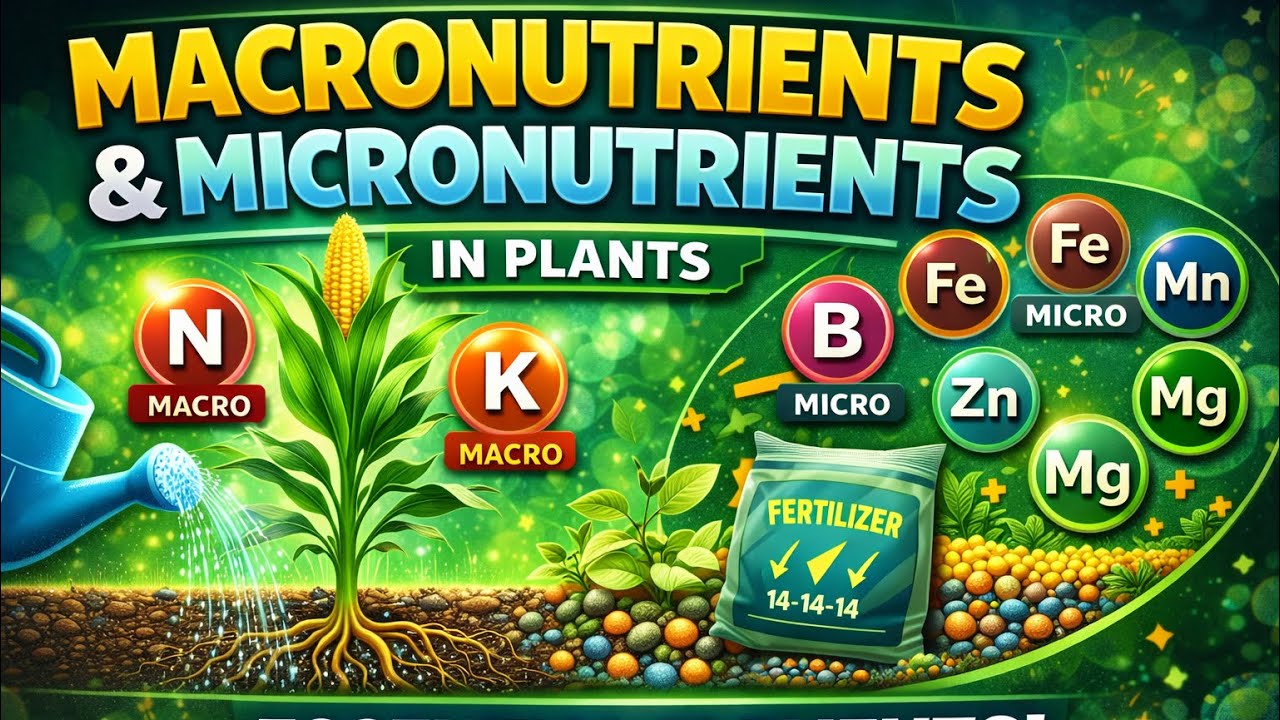 “Nutrients in Plants | Macronutrients | micronutrients Types, Functions & Importance | Class 11 Bio