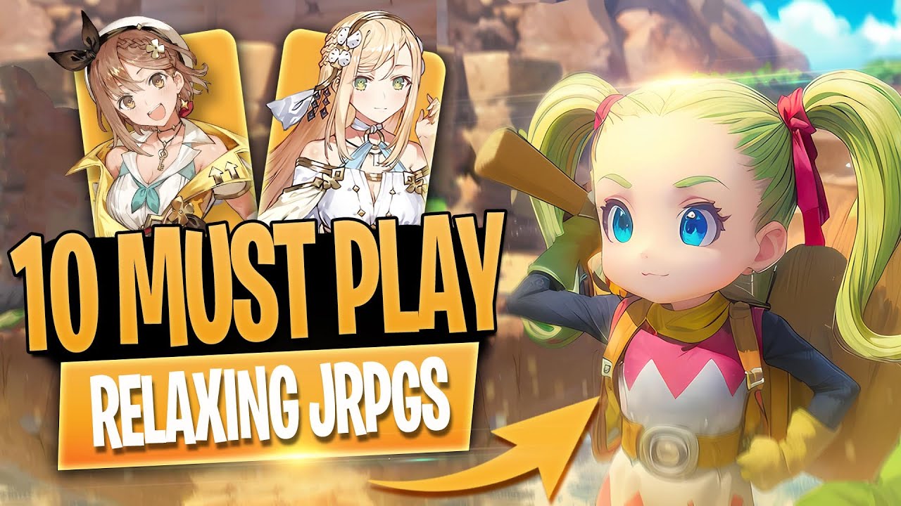 10 ЛУЧШИХ уютных и расслабляющих JRPG!
