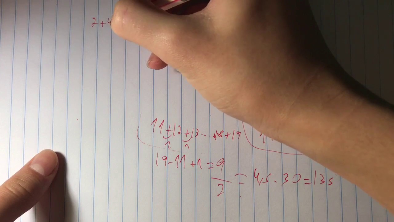 Pensando em uma fórmula para progressões aritméticas complexas