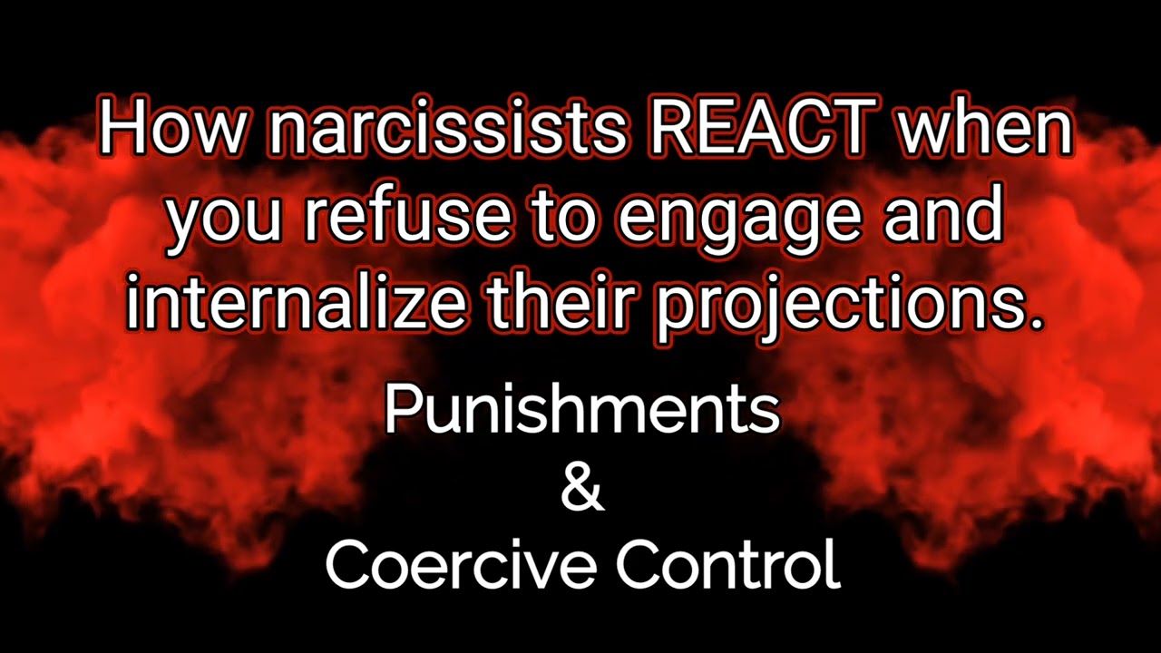 How the #narcissist REACTS when you refuse to engage. #smearcampaign #coercivecontrol #coercion