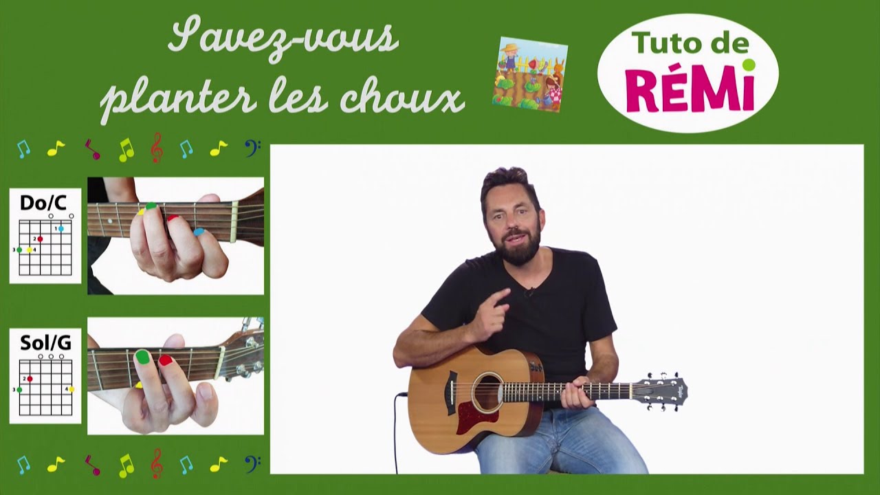 Tuto guitare facile, comptine 