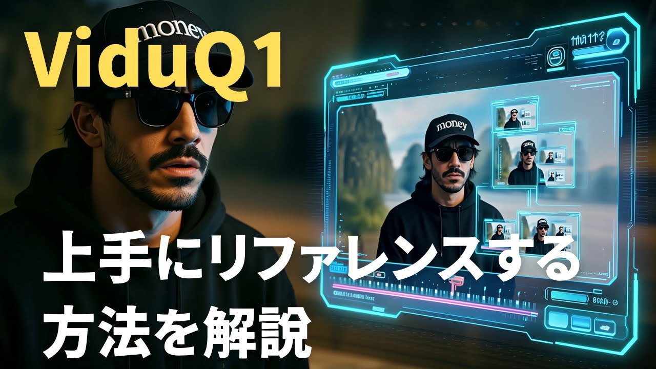 【ViduQ1】リファレンス最強のAIで、上手にリファレンスを成功させるテクニックをご紹介。