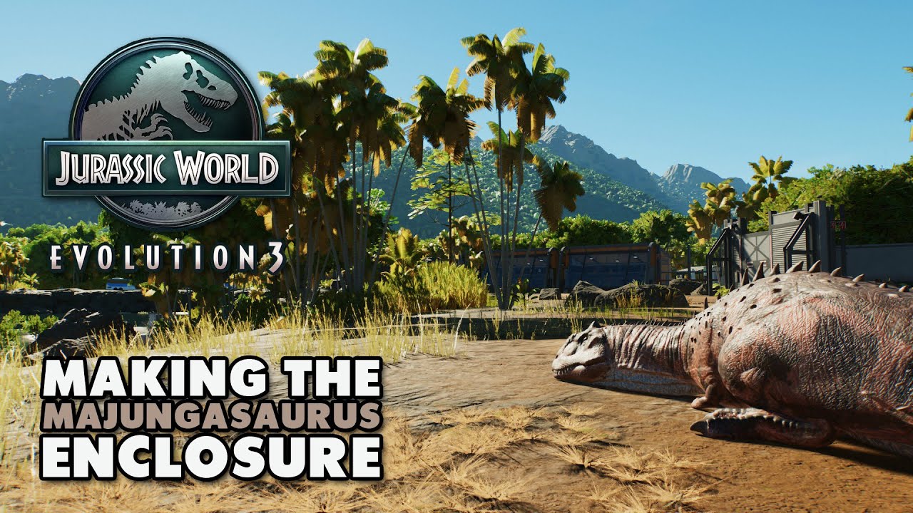 Building the PERFECT Majungasaurus Enclosure in Jurassic World Evolution 3!
