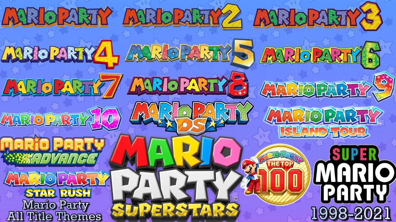 Mario Party All Title Themes (1998-2021)