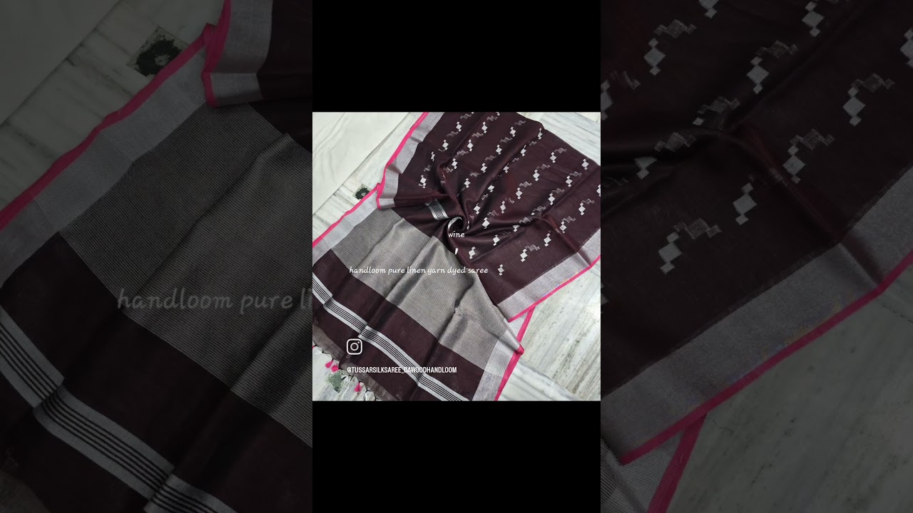 😀😃Linen Buta Sarees || #linensaree #linensareemanufacturers