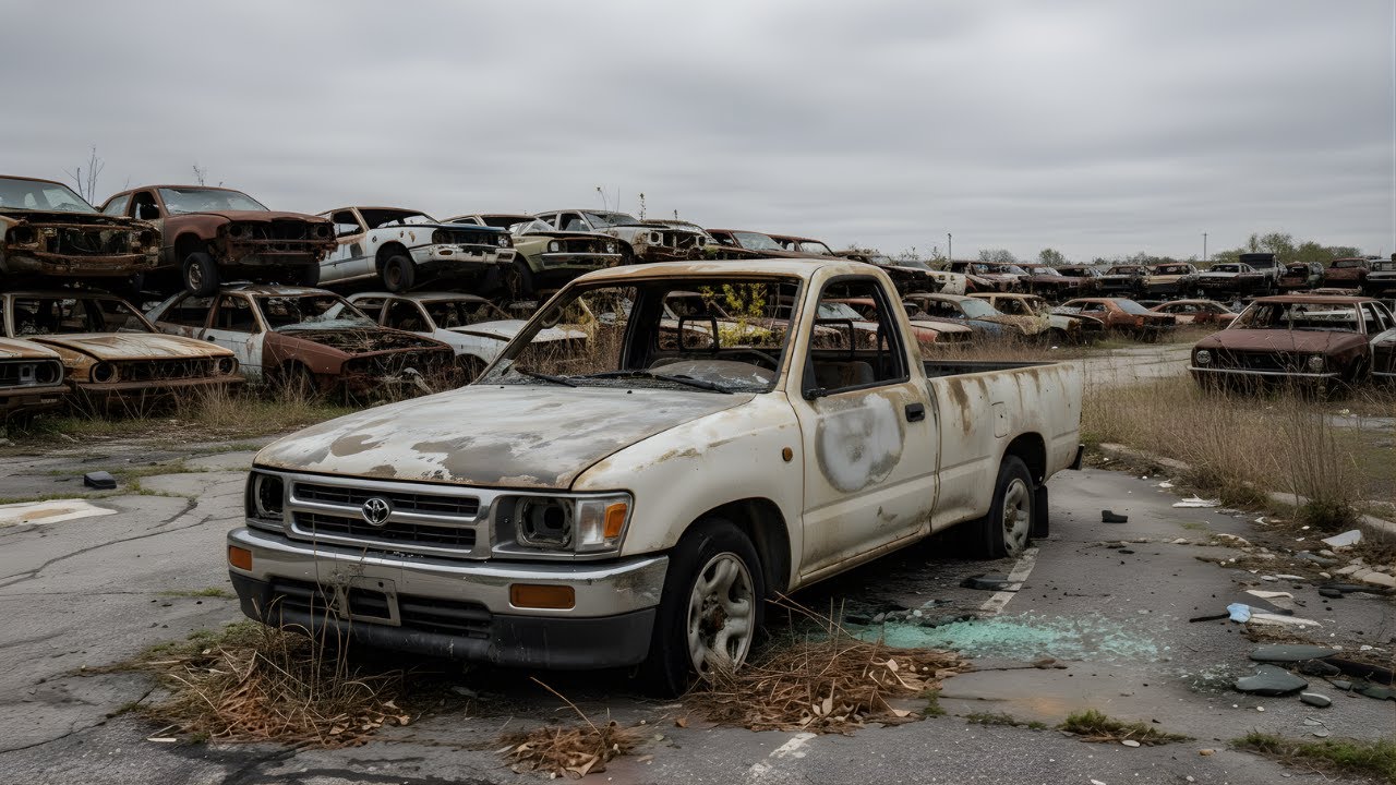ASMR Car Restoration | Full Restoration of Toyota Hilux 1990 From Total Disrepair to Like New