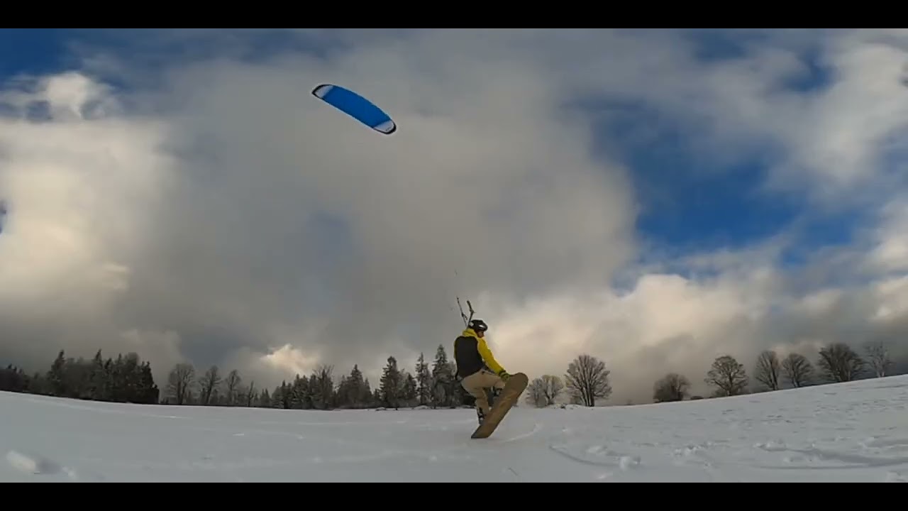 Czech snowkiting - PLKB (Peter Lynn) Nova V2 15qm