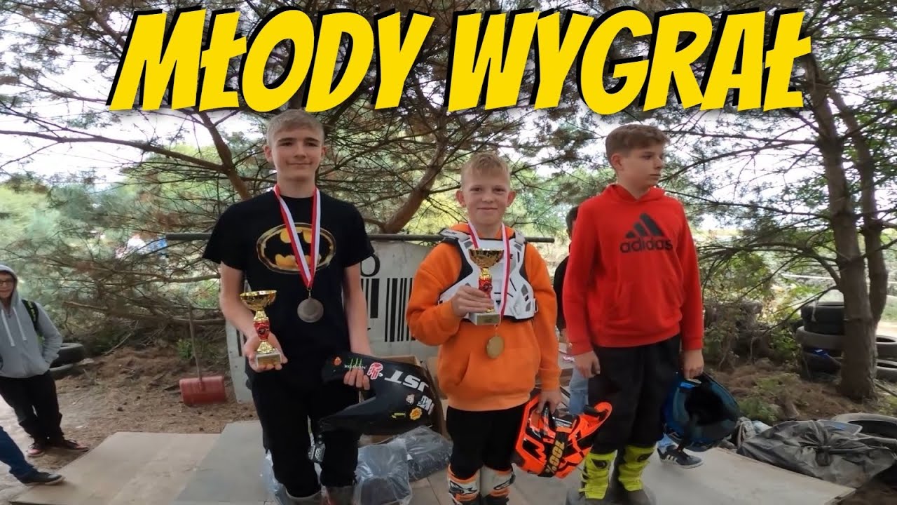 Młody wygrał zawody PITBIKE - 1 miejsce dla Młodego Dawida - Startowały pity i markowe 85