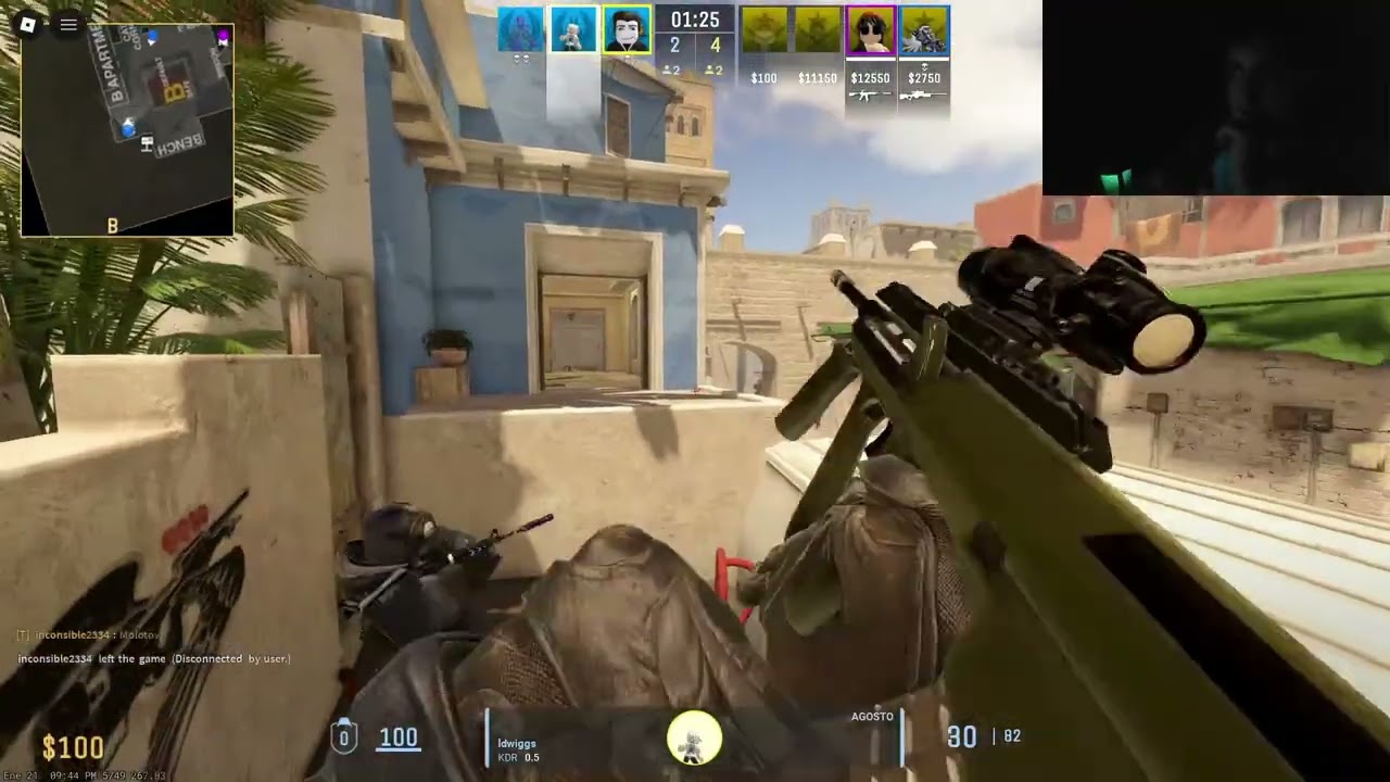 un videito del counter del roblos
