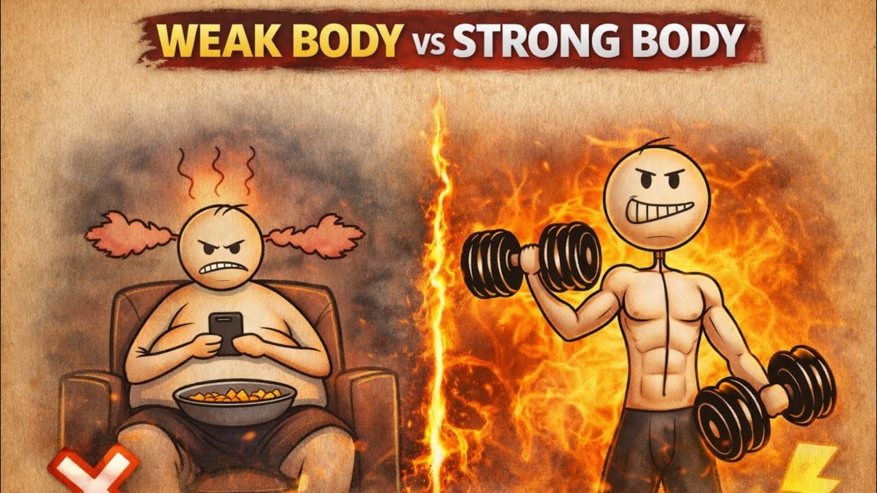 Weak Body Strong Mind/ कड़वा सच जो कोई नहीं बताता🥵 #viralvideo #motivation @SticXo9 