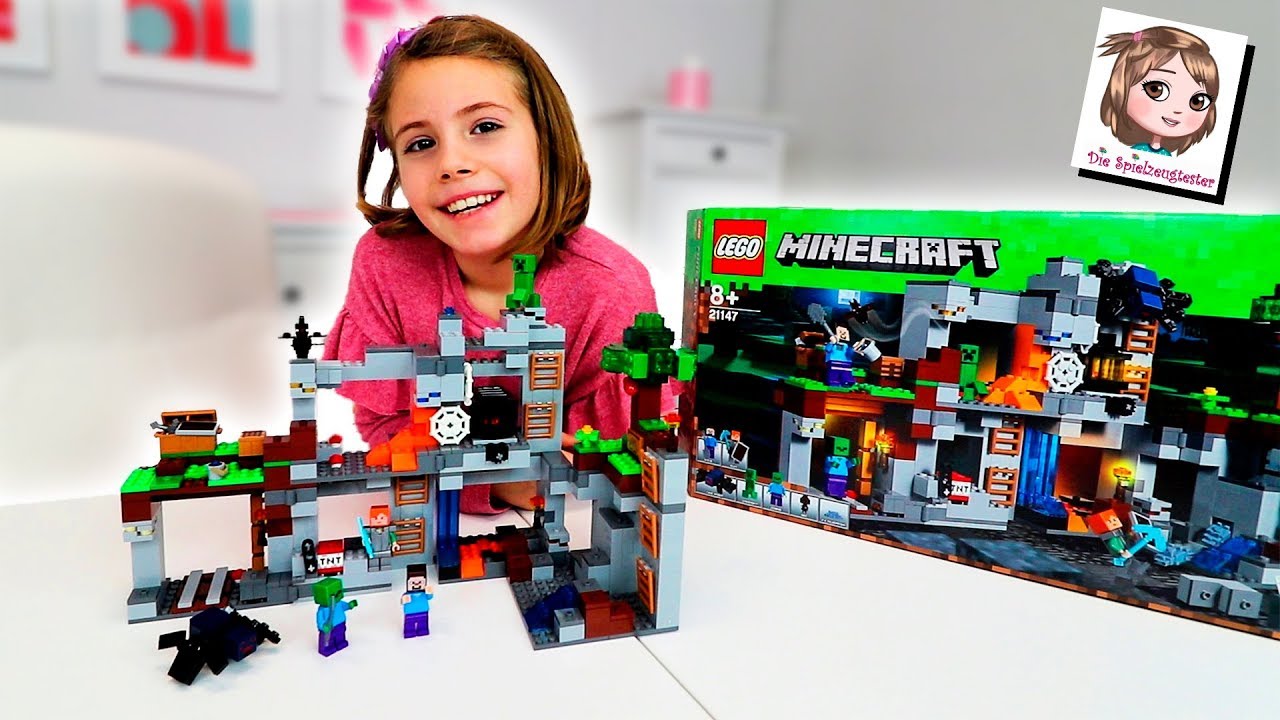 LEGO MINECRAFT 21147 👾 Abenteuer in den Felsen der Oberwelt 🕷 Unboxing und Aufbau