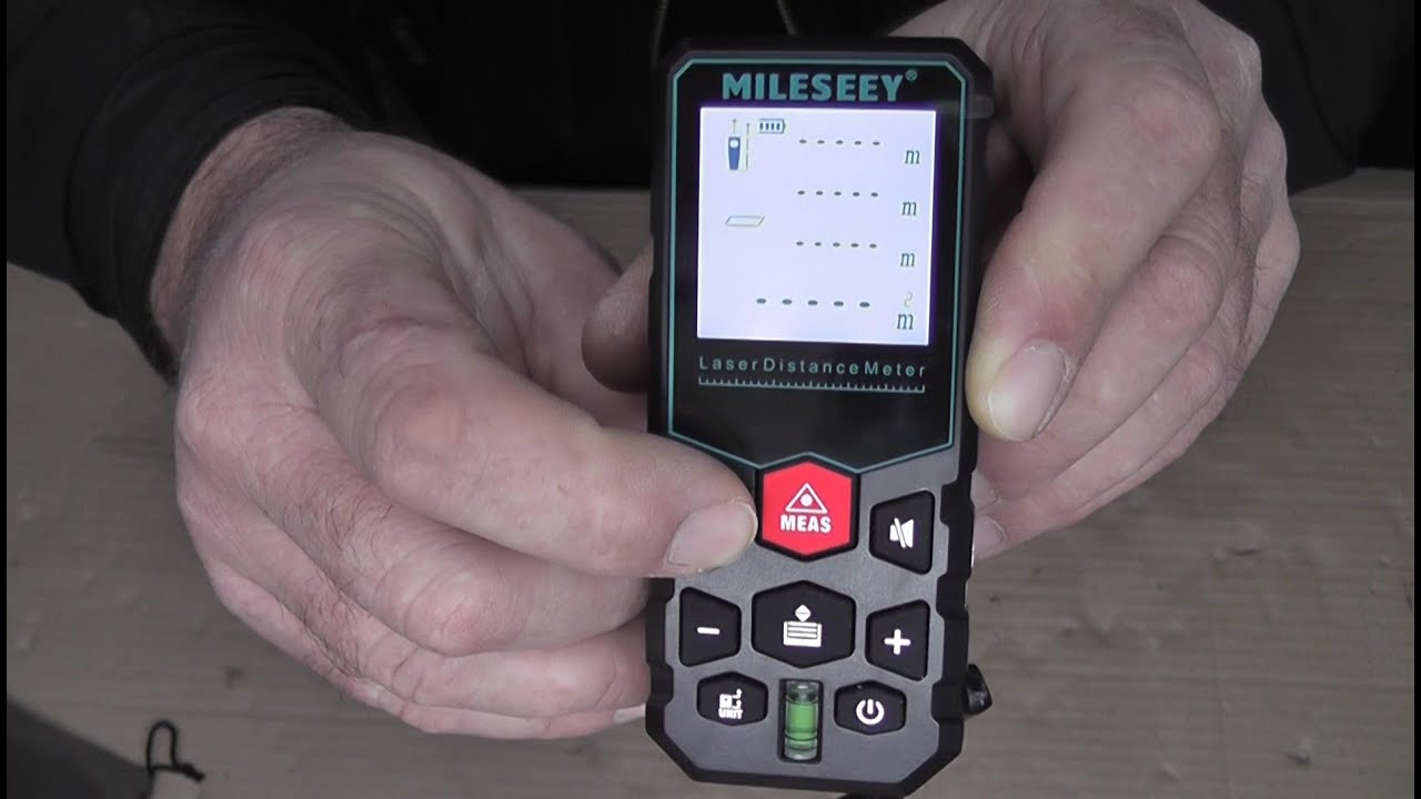 Лазерная рулетка MILESEEY X5 с Alixpress.  Небольшая распаковка, обзор функций и тест дальномера
