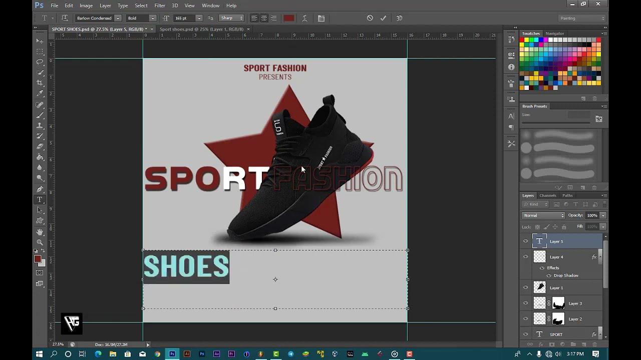 Jinsi ya kudesign BRANDING POSTER ndani ya Adobe photoshop HOW TO DESIGN BRAND