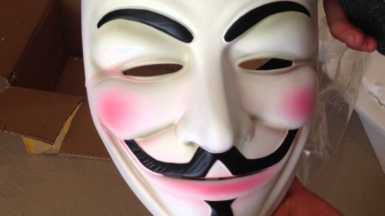 Guy Fawkes Mask Unboxing (HARD RESIN) (Anonymous M