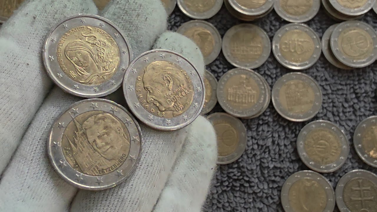 Amazing 2 euro's coin hunt, 1000€ #29. Rarely found. Collectable coins. 