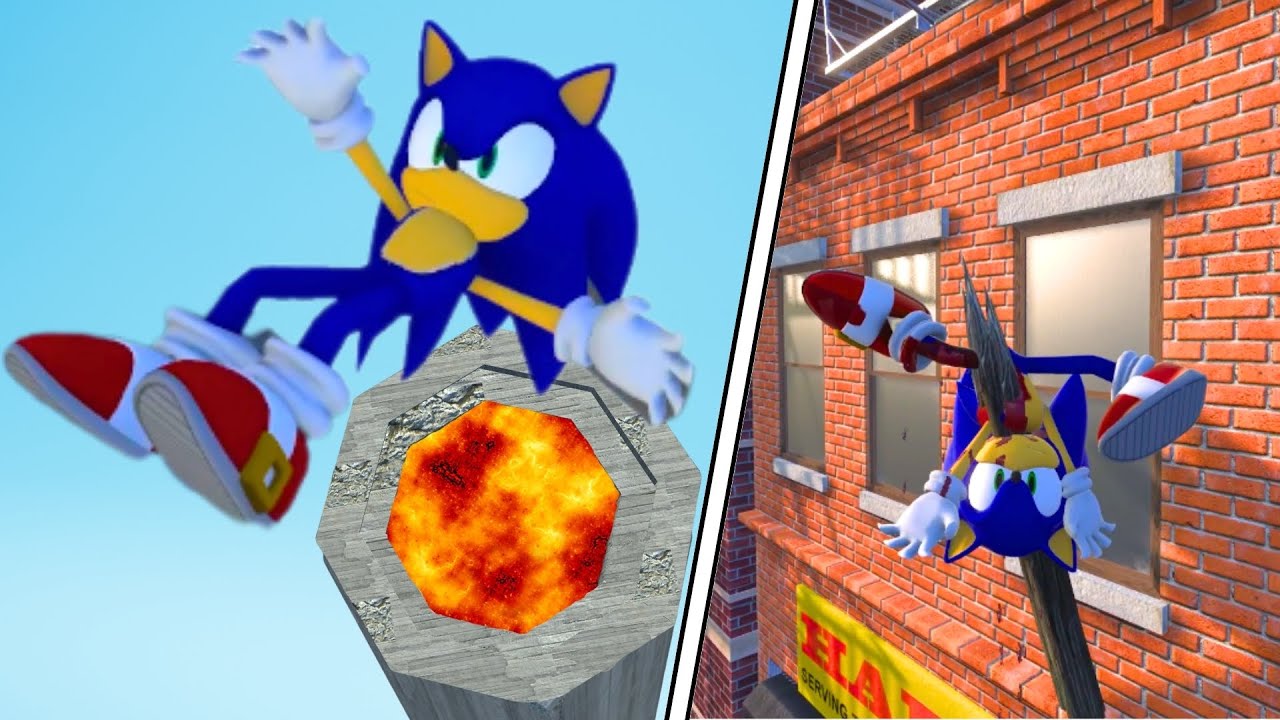 Sonic NPC Ragdoll Physics Compilation #93 | Overgrowth
