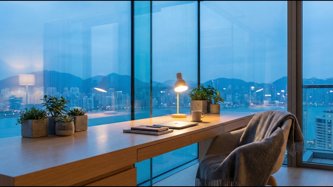 💻📖 Urban Serenity: Lofi Jazz for Unwinding After Work
