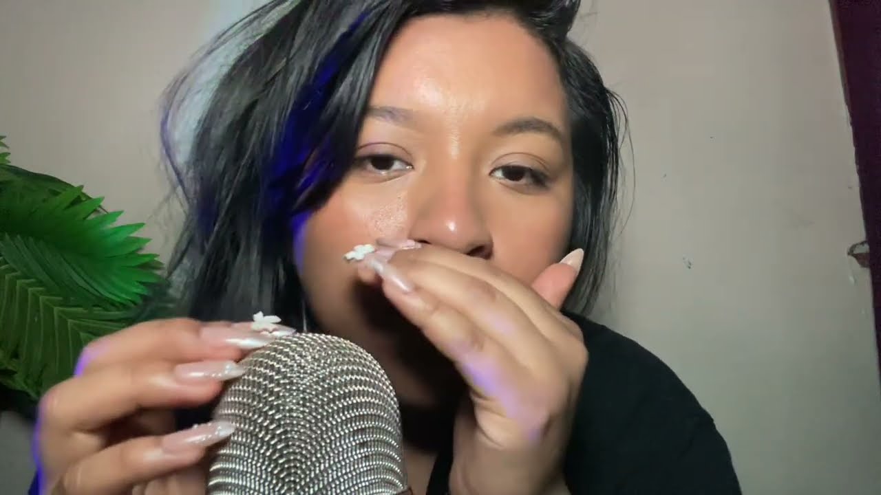 ASMR Relaxing mouth sounds✨ & bare mic scratching & gentle whispers🐢 for sleep💗
