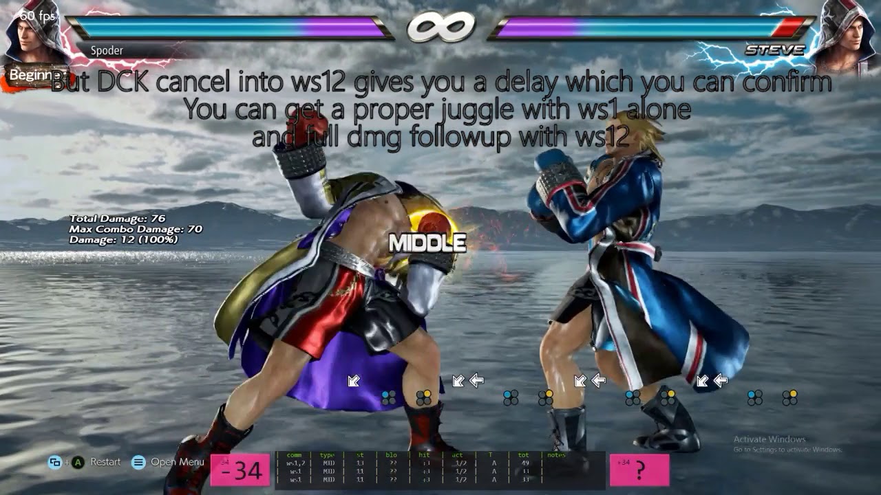 Steve fox common combo difficulties breakdown