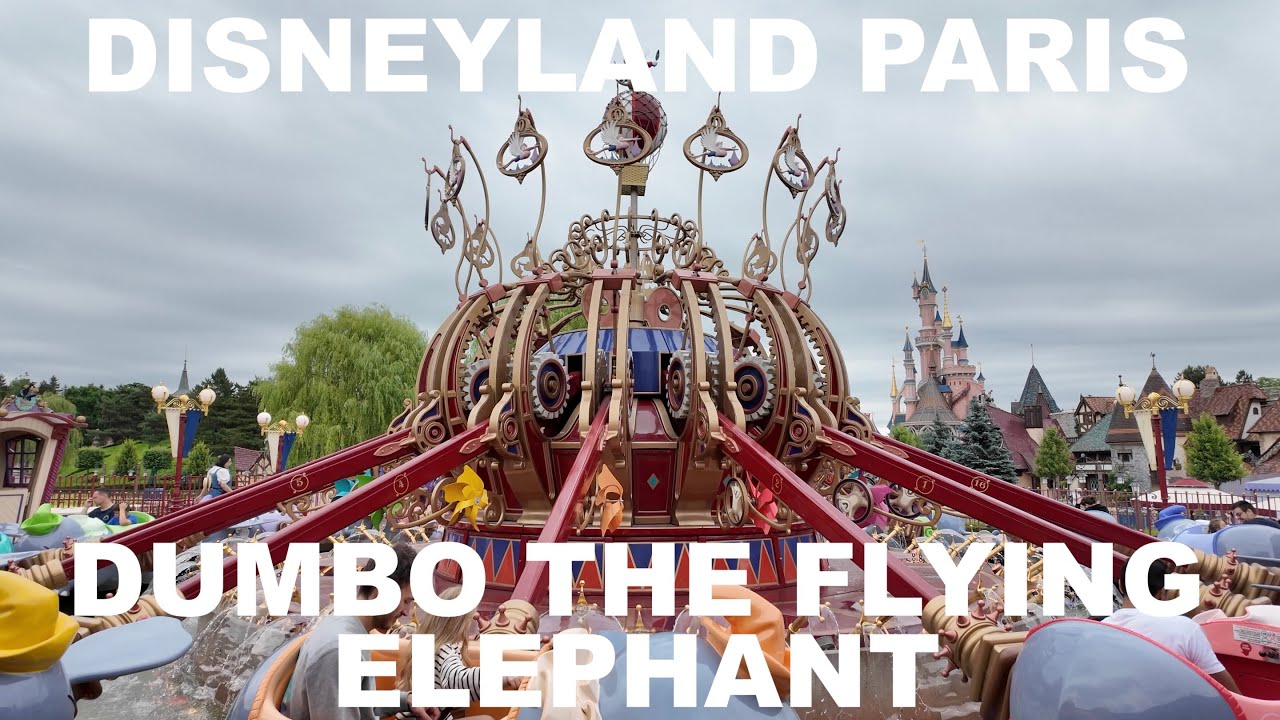 Soar with Dumbo! 🐘✨ Flying Elephant Ride at Disneyland Paris