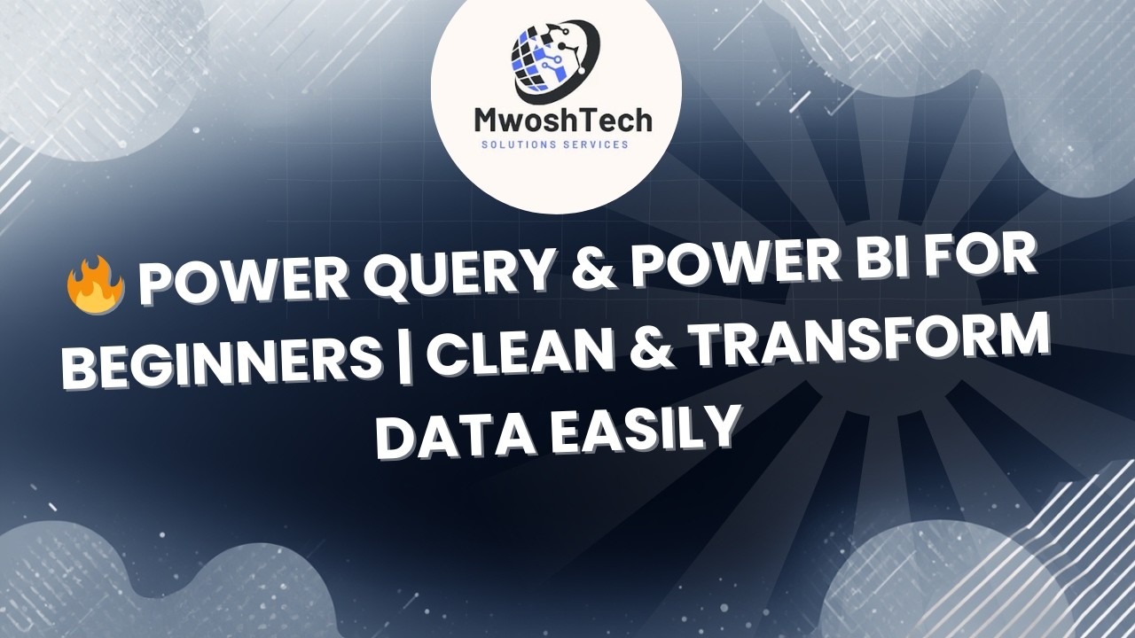 📊 Power Query & Power BI for Beginners | Clean & Transform Data Easily