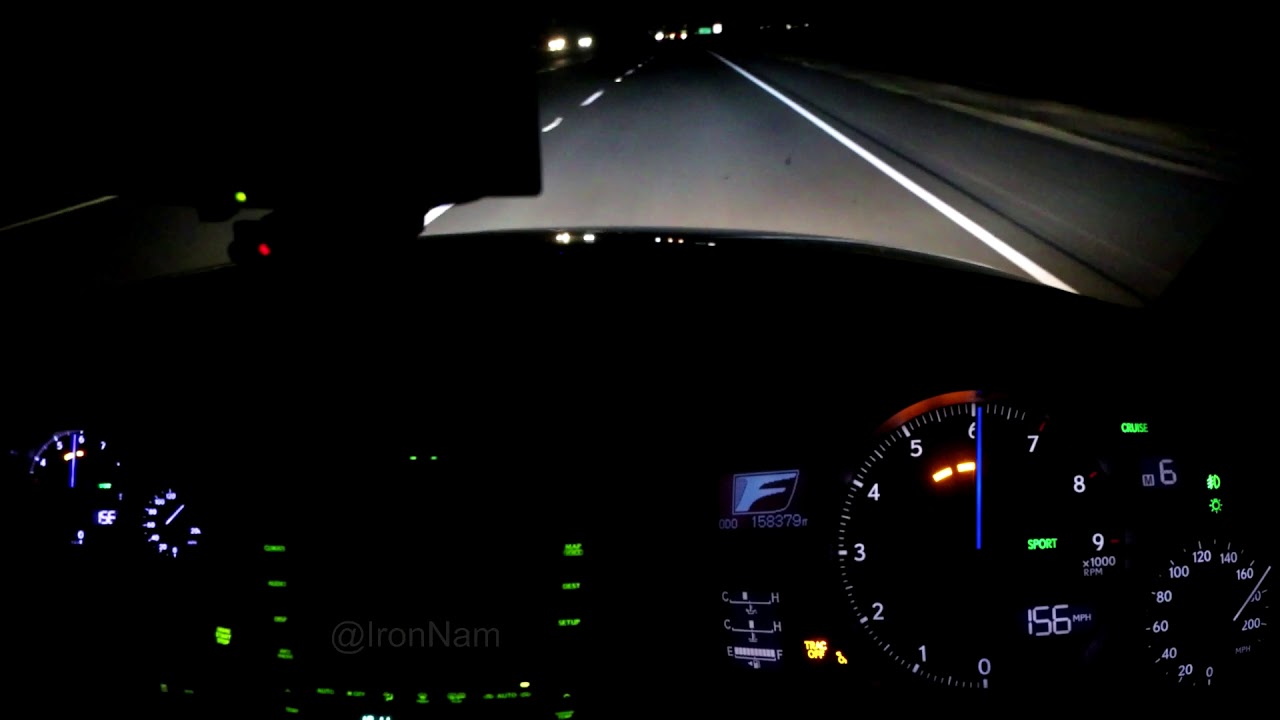 Lexus IS-F Top Speed Limiter Removed!