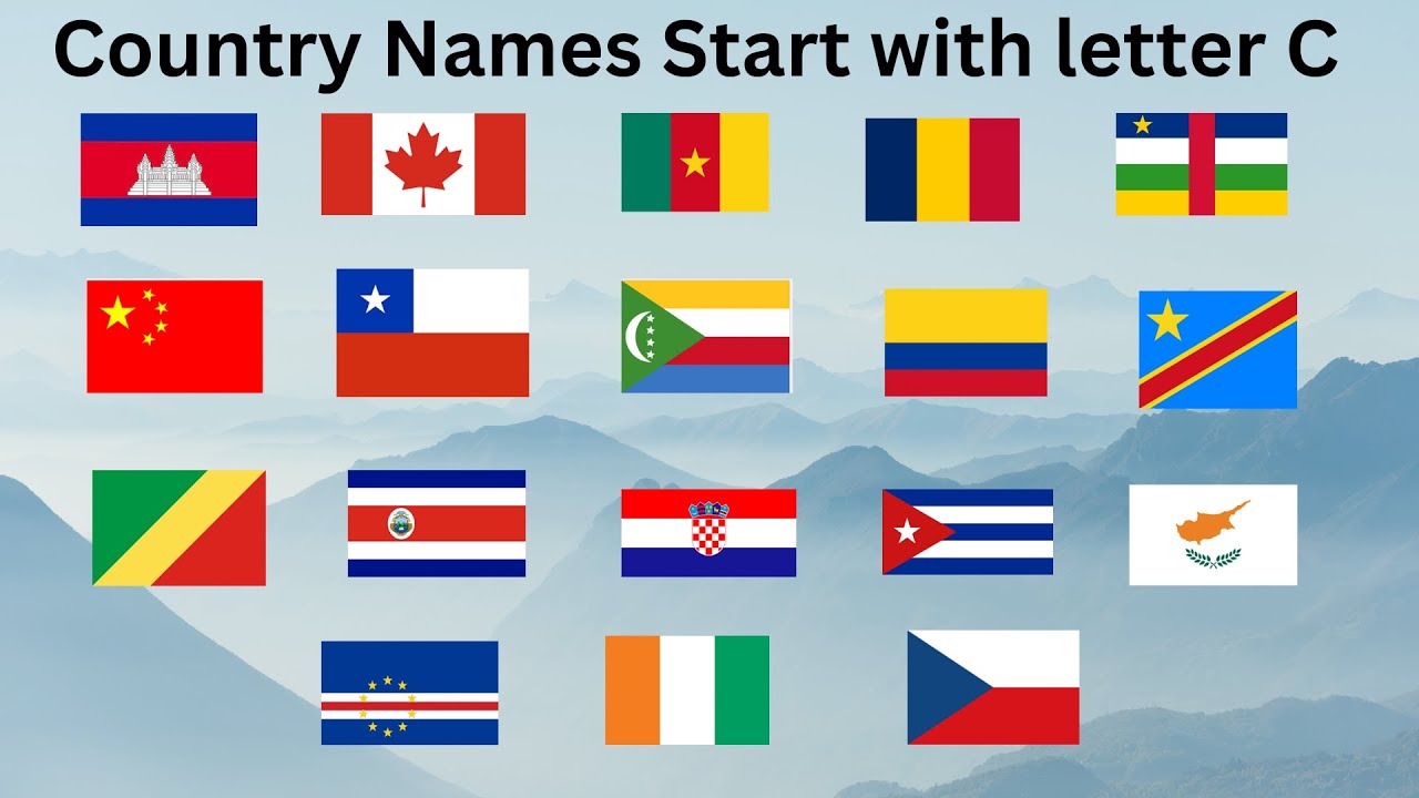 C Letter Country Names | Country names that start with the letter C
