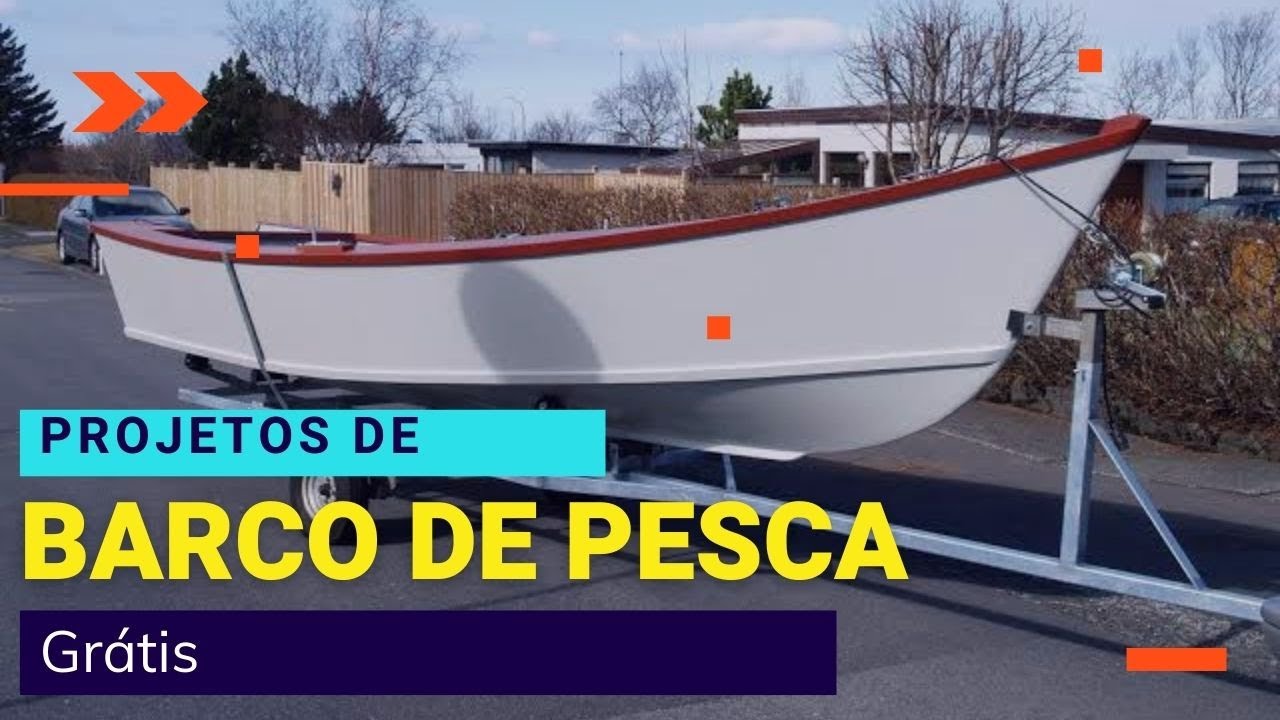 Projeto de barco de pesca grátis | Projeto 06