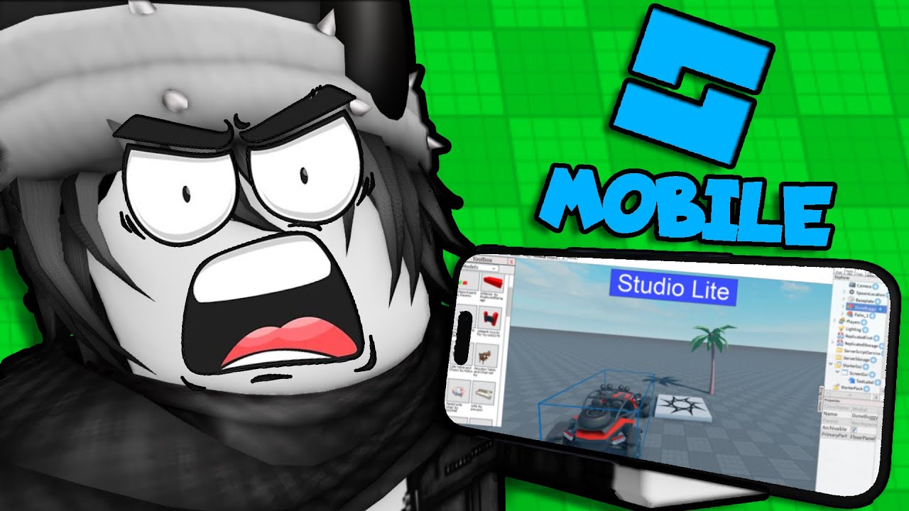 I Tried Roblox Studio MOBILE