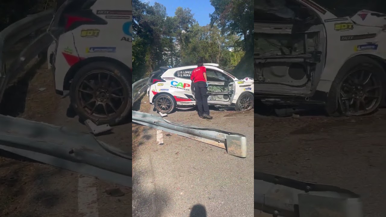 Rally masies de  voltreg&agrave; accidente Toyota yaris