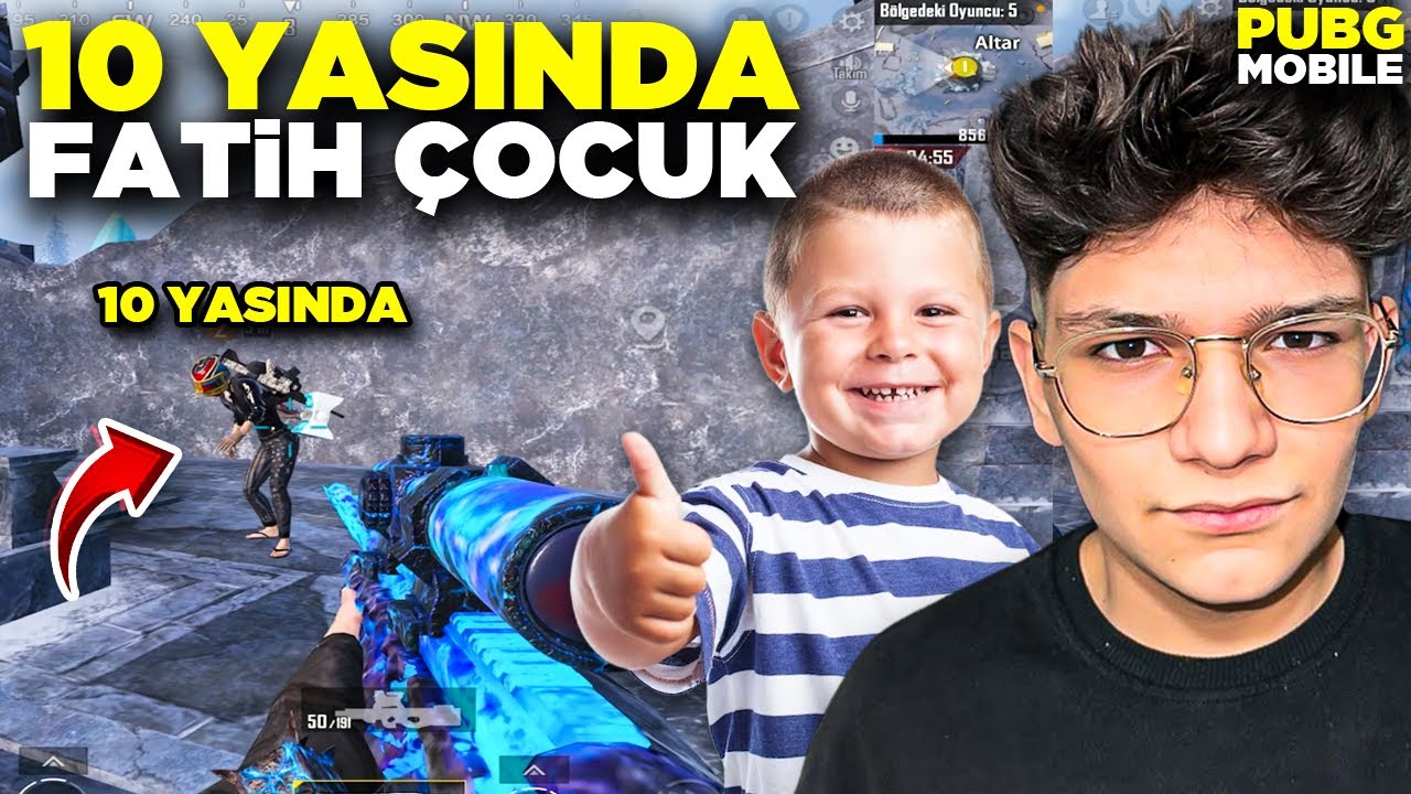 10 YAŞINDA FATİH ÇOCUKLA OYNADIM! | PUBG MOBİLE