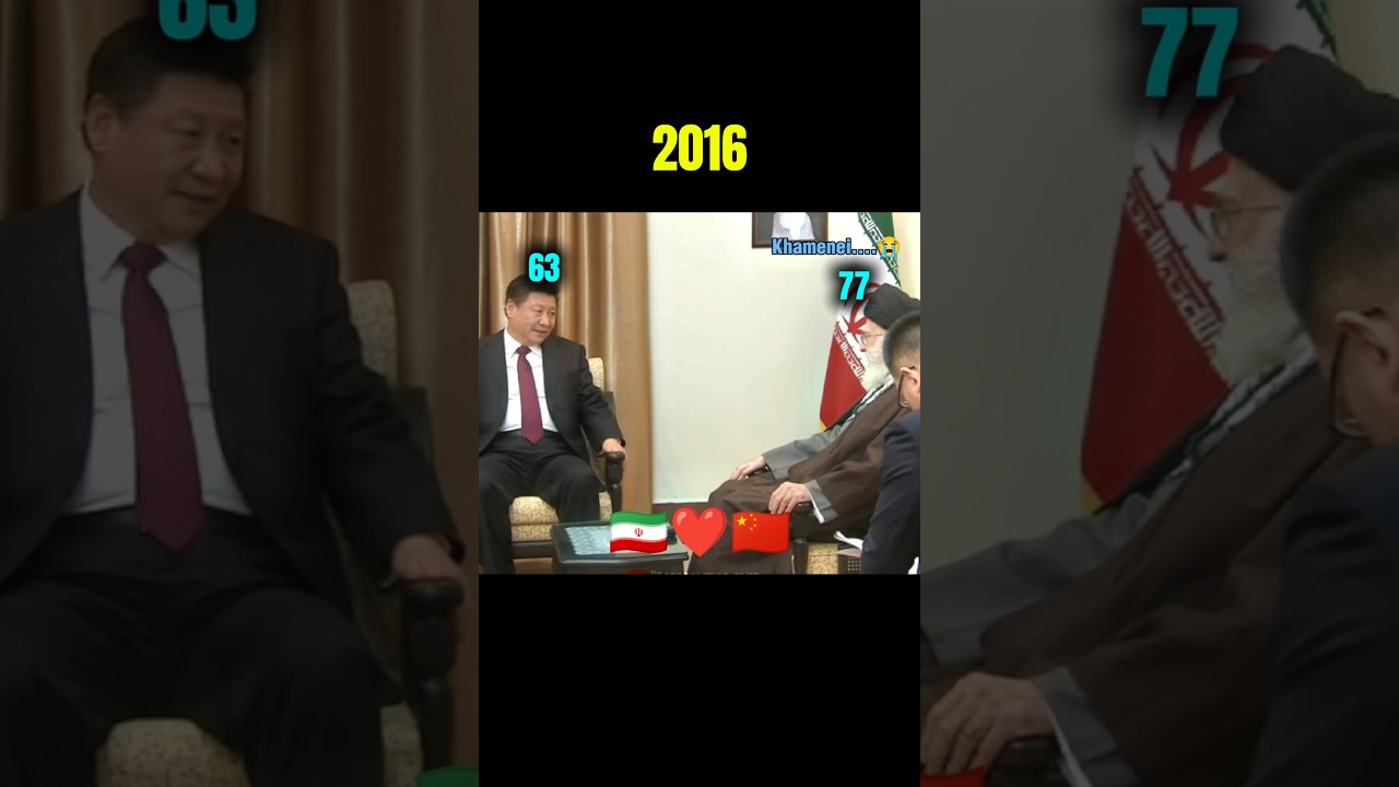 Xi Jing Ping 🇨🇳 relationship with Iran 🇮🇷 leaders #china #iran #geopolitics #shortsfeed #shorts