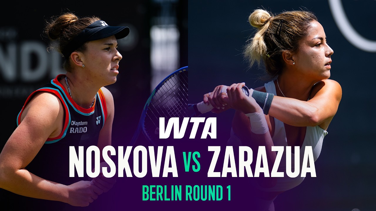 Линда Носкова &mdash; Рената Сарасуа | Берлин-2026, 1-й круг | Лучшие моменты матча WTA