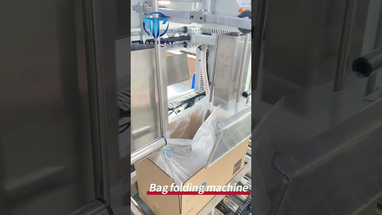 Automatic bag folding machine snack chocolate candy packaging machine