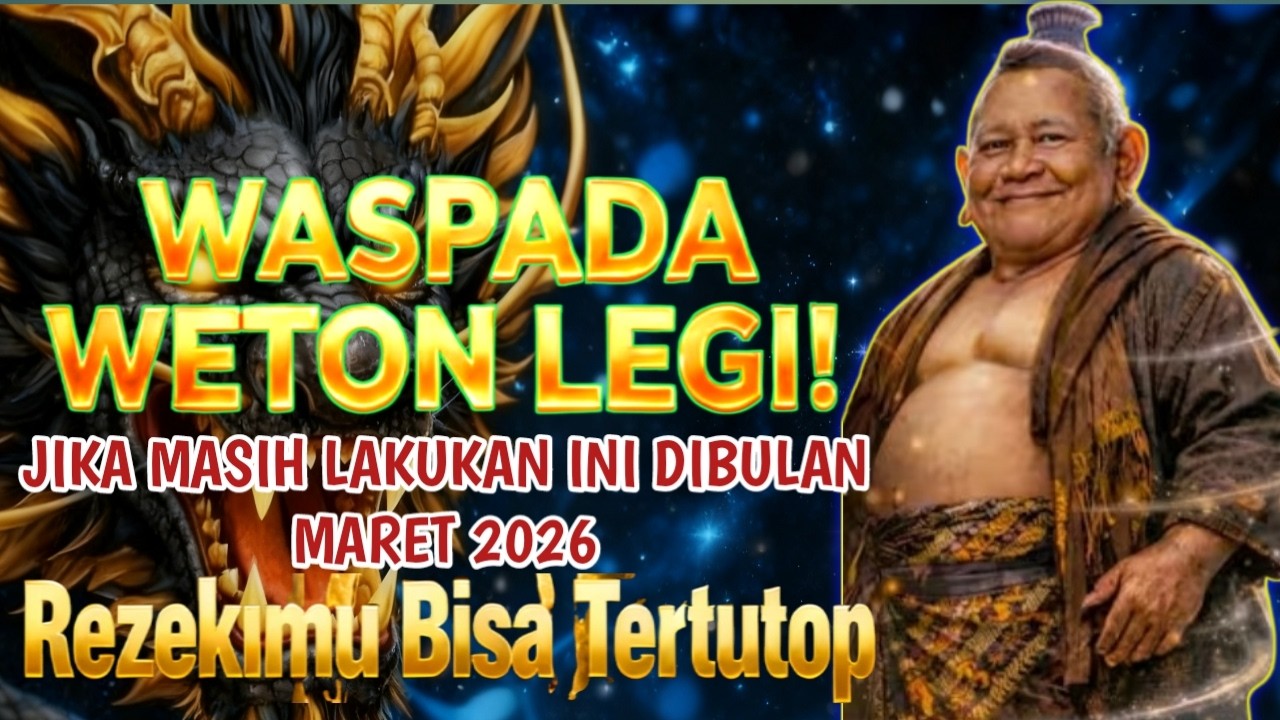 WETON LEGI WASPADA! Rezekimu Bisa Tertutup, Jika Masih Melakukan Ini di Maret 2026,